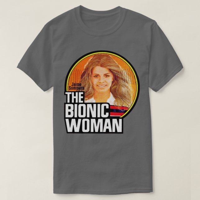 Camiseta La mujer biónica (Diseño del anverso)