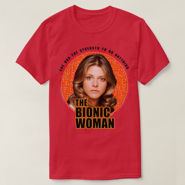 Camiseta La mujer biónica 2 (Diseño del anverso)