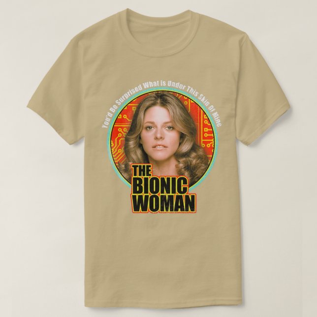 Camiseta La mujer biónica 3 (Diseño del anverso)