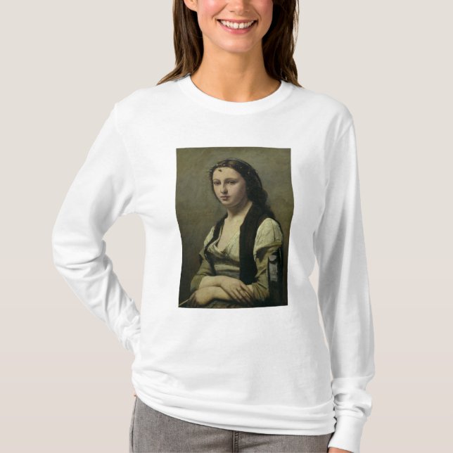 Camiseta La mujer con la perla, c.1842 (Anverso)