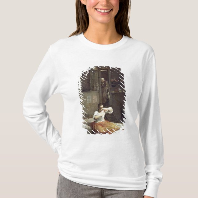 Camiseta La mujer con la pulga (Anverso)