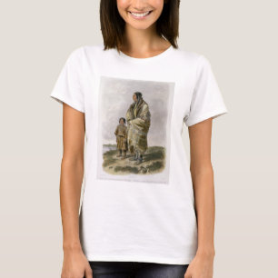 Camiseta La mujer de Dacota y el chica de Assiniboin,