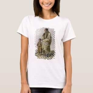 Camiseta La mujer de Dacota y el chica de Assiniboin,