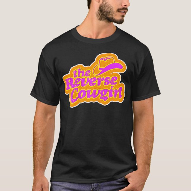 Camiseta La mujer de la posición inversa de la chica de la  (Anverso)