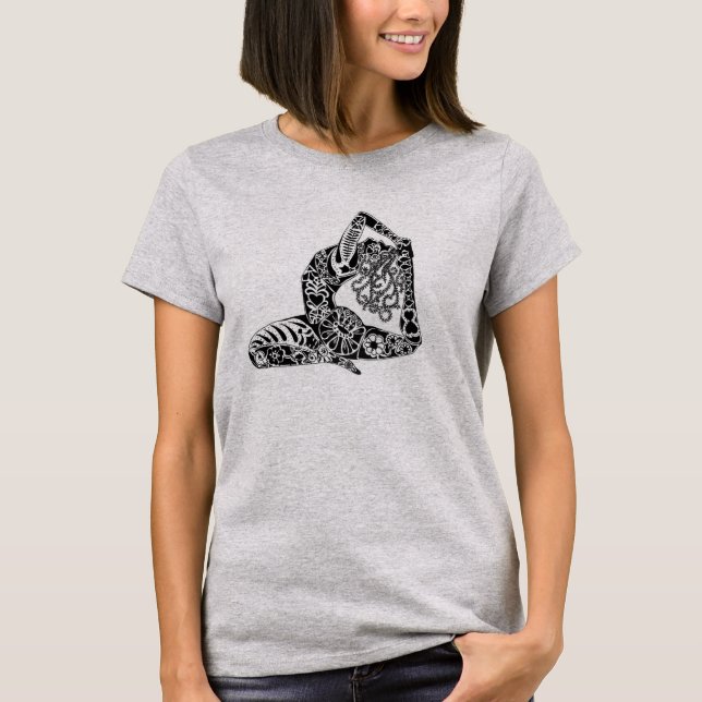 Camiseta La "mujer del yoga" (Anverso)