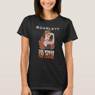 Camiseta La mujer el mito la leyenda Scarlett Premium