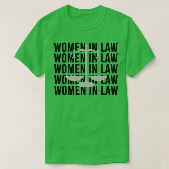 Camiseta la mujer en la ley 4 (Diseño del anverso)