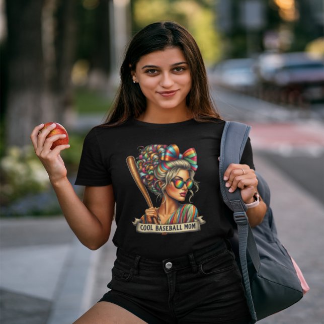 Camiseta La mujer guerrera Guay Béisbol Mom (Subido por el creador)