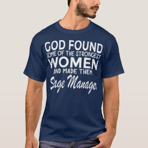 Camiseta La mujer más fuerte de Dios es la directora de esc
