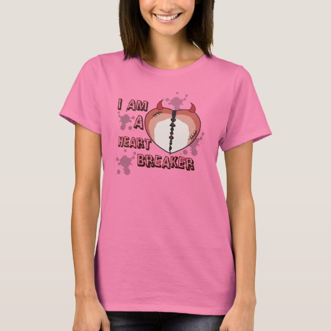 Camiseta La mujer que rompe el corazón (Anverso)