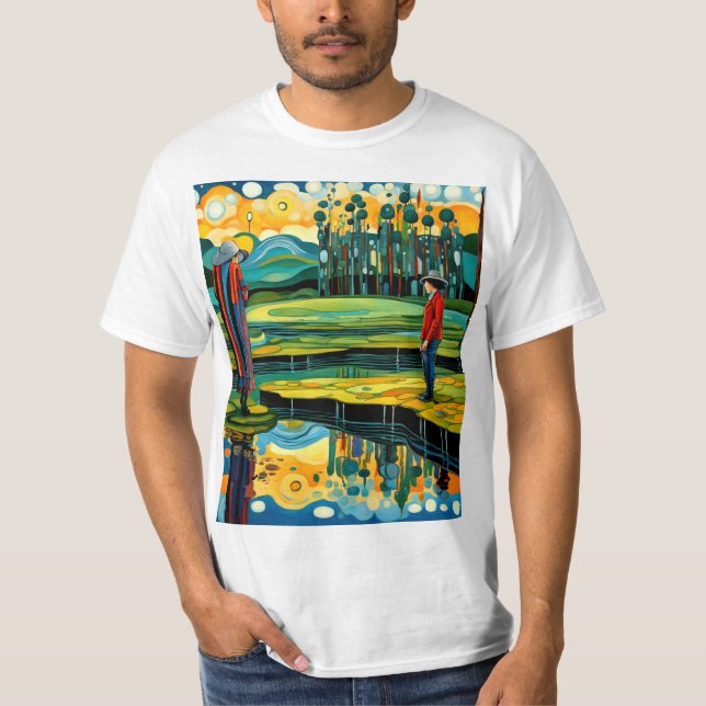 Camiseta La mujer ve su yo interior (Anverso)