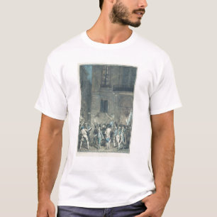 Camiseta La multitud que vaga por las calles de París