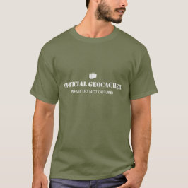 Camiseta La munición oficial de Geocacher puede - blanco