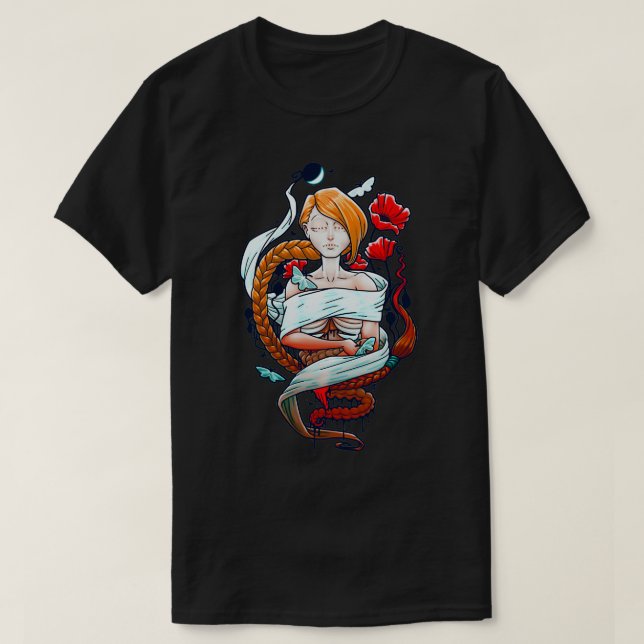 Camiseta La musa (Diseño del anverso)
