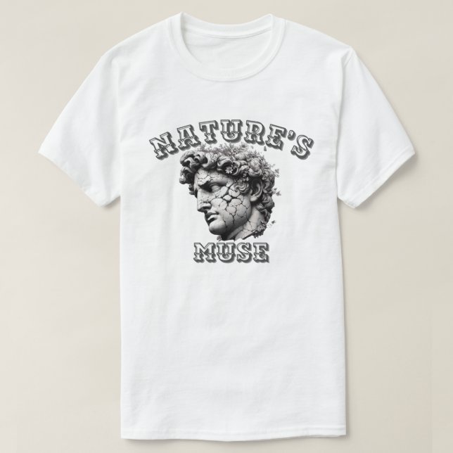 Camiseta La musa de la naturaleza (Diseño del anverso)