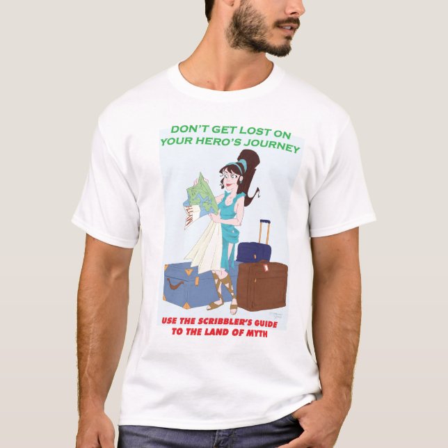 Camiseta La musa que viaja (Anverso)