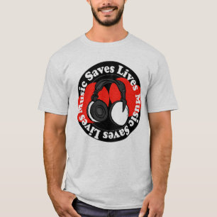 Camiseta La música ahorra vidas