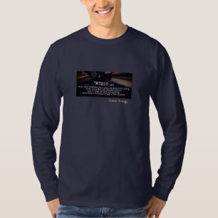 Camiseta "La música... ayudará", cita de Dietrich Bonhoef