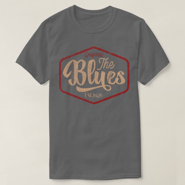 Camiseta La música Blues (Diseño del anverso)