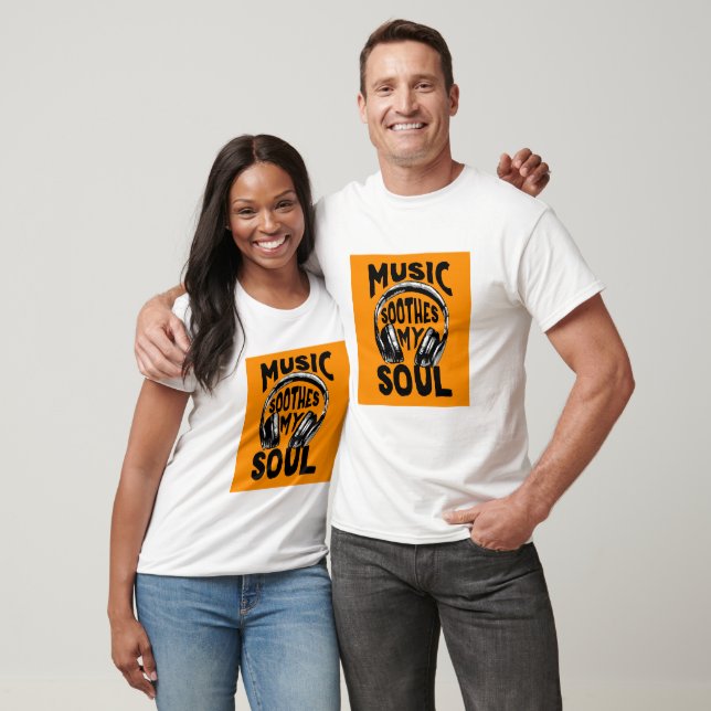 Camiseta la música calma mi alma (Unisexo)