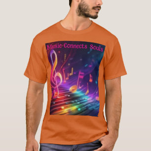 Camiseta La música conecta a las almas