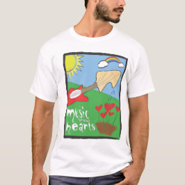 Camiseta La música crece los corazones