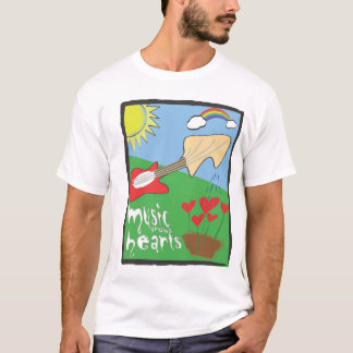 Camiseta La música crece los corazones