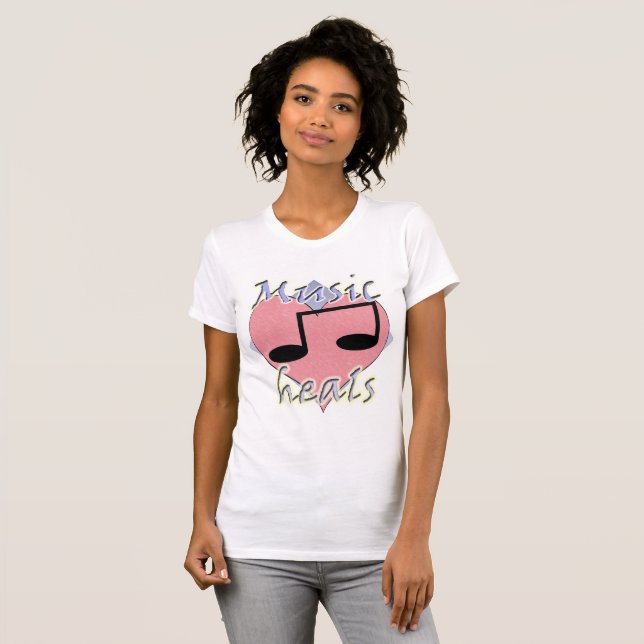 Camiseta La música cura (Anverso completo)