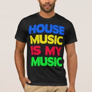 Camiseta La música de la casa es mi música