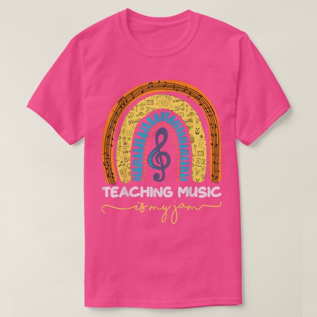 Camiseta La música de los profesores de música es mi mermel (Diseño del anverso)