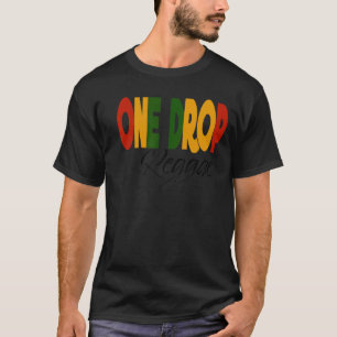 Camiseta La música de reggae retro, una gota de raíces y cu