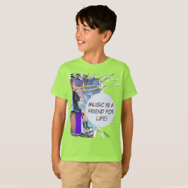 Camiseta ¡La Música De Trombón Personalizada Es Un Amigo De