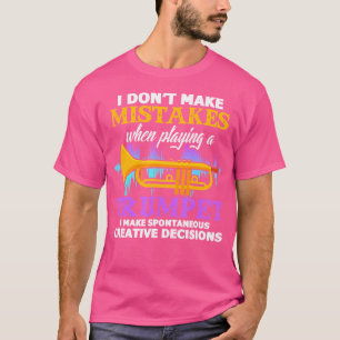 Camiseta La Música De Trompeta No Cometí Errores Al Jugar U