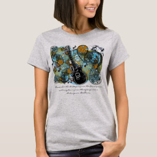 Camiseta La música debería provocar "citas Inspiradoras"