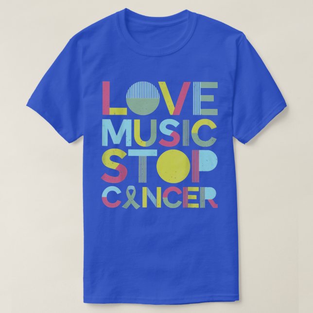 Camiseta La música del amor para el cáncer St Jude Music (Diseño del anverso)