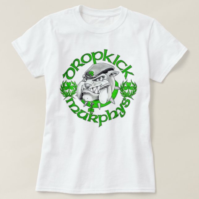 Camiseta La música Dropkick Murphys Genres punk Celtic; "ca (Diseño del anverso)