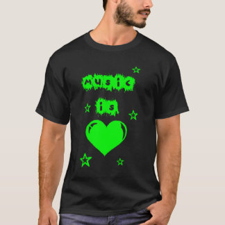 Camiseta La música es amor (la ropa oscura)