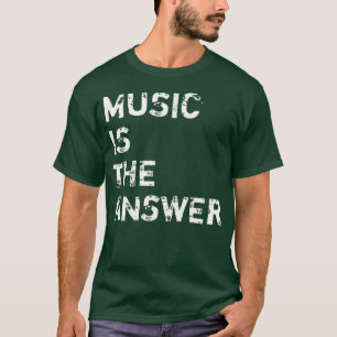 Camiseta La música es el Answer DJ Premium