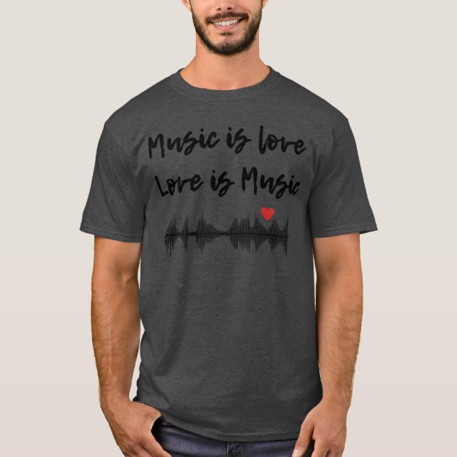 Camiseta La música es familiar (Anverso)