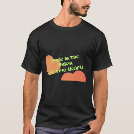 Camiseta La música es la unión de dos corazones