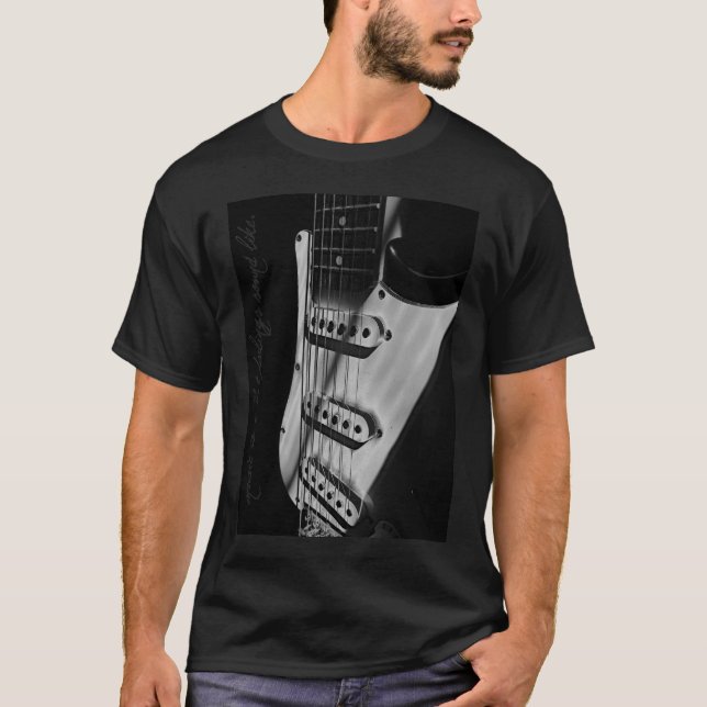 Camiseta la música es lo que suenan las sensaciones como T (Anverso)