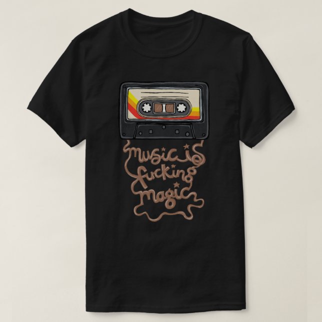 Camiseta La música es mágica (Diseño del anverso)