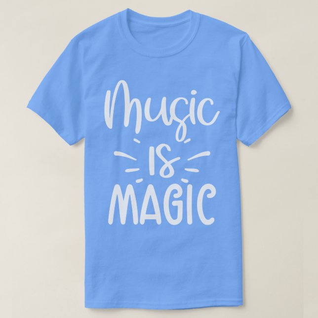 Camiseta La música es mágica (Diseño del anverso)