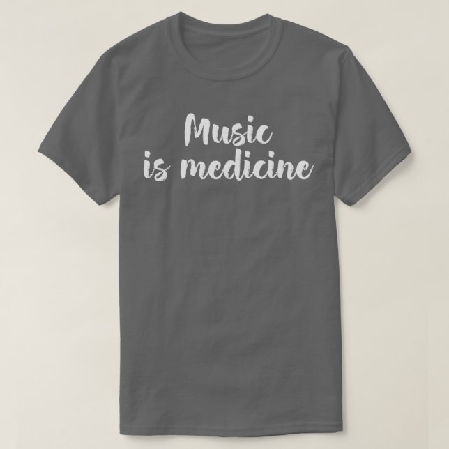 Camiseta La música es medicina (Diseño del anverso)