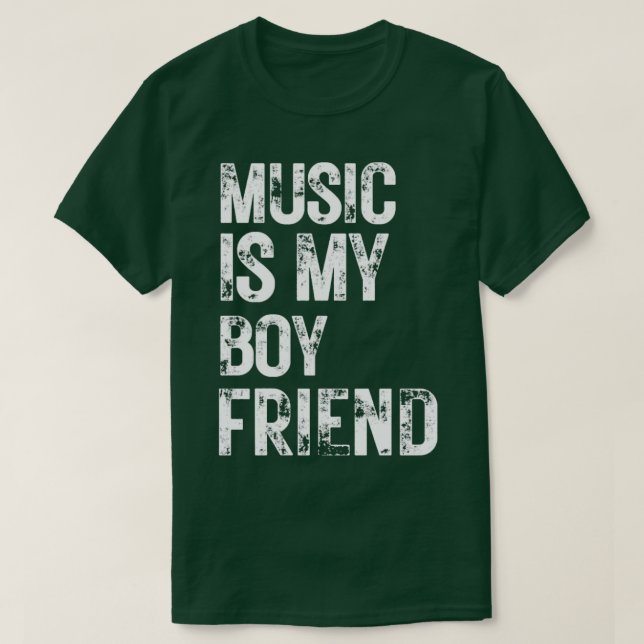 Camiseta La música es mi amigo (Diseño del anverso)