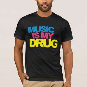 Camiseta La música es mi droga
