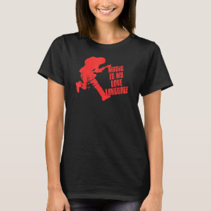 Camiseta La música es mi idioma de amor guitarrista