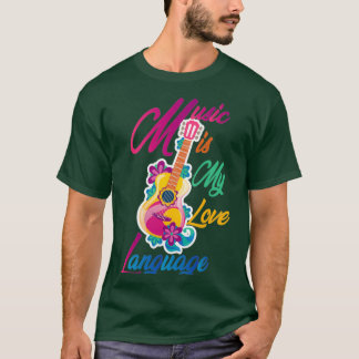 Camiseta La música es mi lenguaje de amor