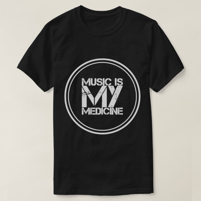 Camiseta La música es mi medicina Classic T-Shirt (Diseño del anverso)