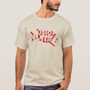 Camiseta La música es mi vida